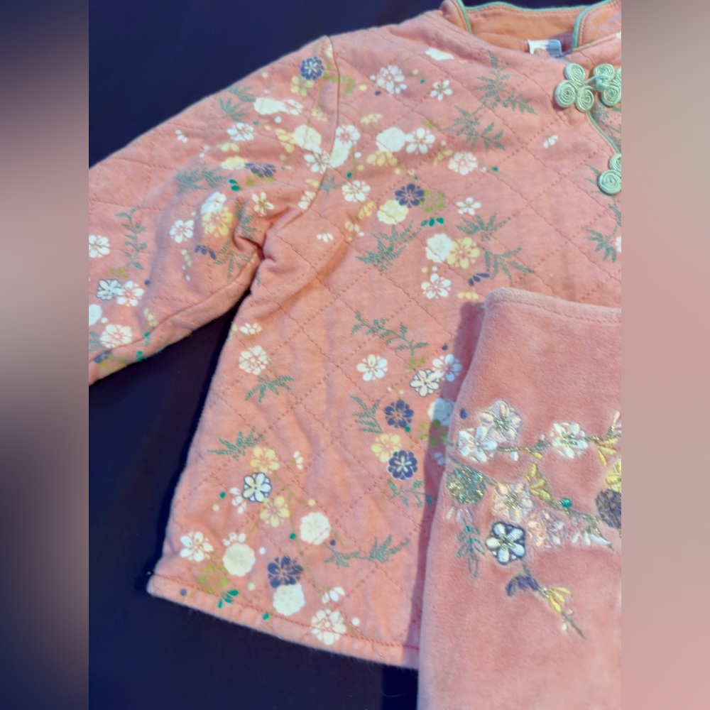 Floral Kids Matching Set - Pink